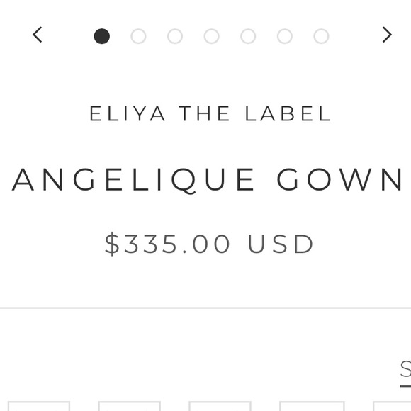 ELIYA ANGELIQUE GOWN BLACK - Picture 6 of 7